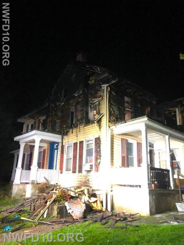 House Fire - May 2022 - 1100 Block of Nicodemus Road.  E101, E102, BR105, M109, U10-1, CF10