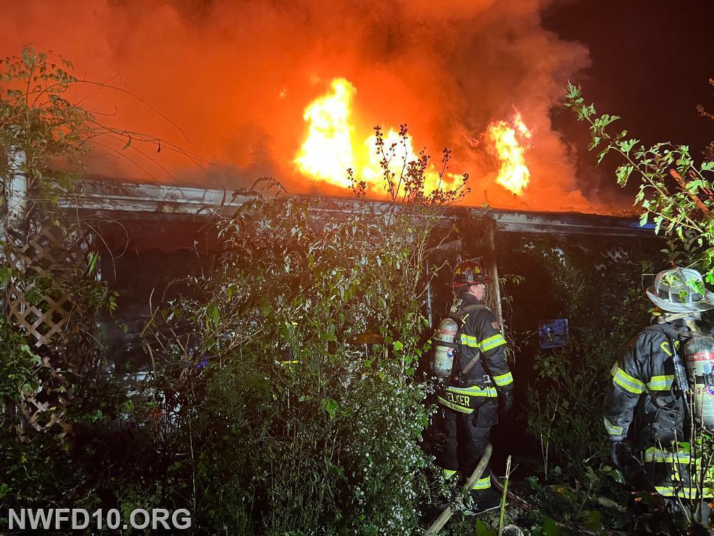 House Fire - 1700 Block of The Strand, Westminster.  Oct 2025  E101, E102, BR105, M109, U10
