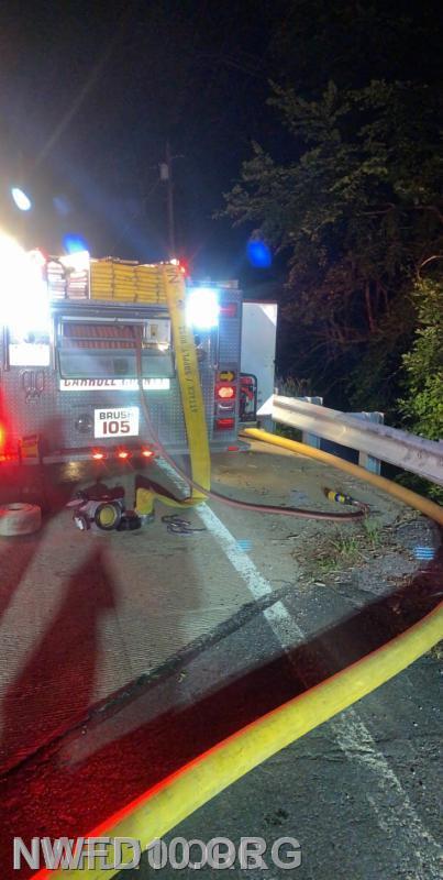 Barn Fire - July 2020 - 14800 block of Oak Orchard Road, Frederick County.  E101, BR105, M109