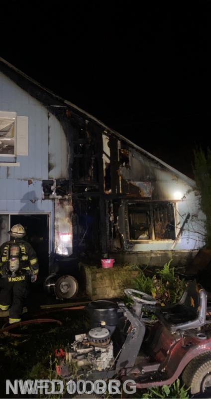 House Fire - 2200 block of Old Washington Road, Westminster.  E101 & E102