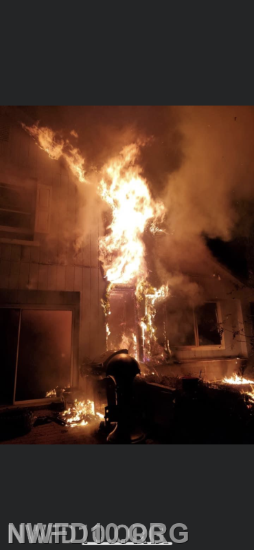 House Fire - 2200 block of Old Washington Road, Westminster.  E101 & E102