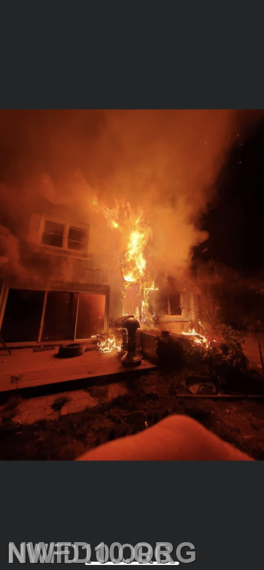 House Fire - 2200 block of Old Washington Road, Westminster.  E101 & E102