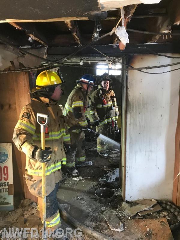House Fire - 3900 Block of Ridge Road, Winfield - Jan 2019.  E101, E102, Decon 30