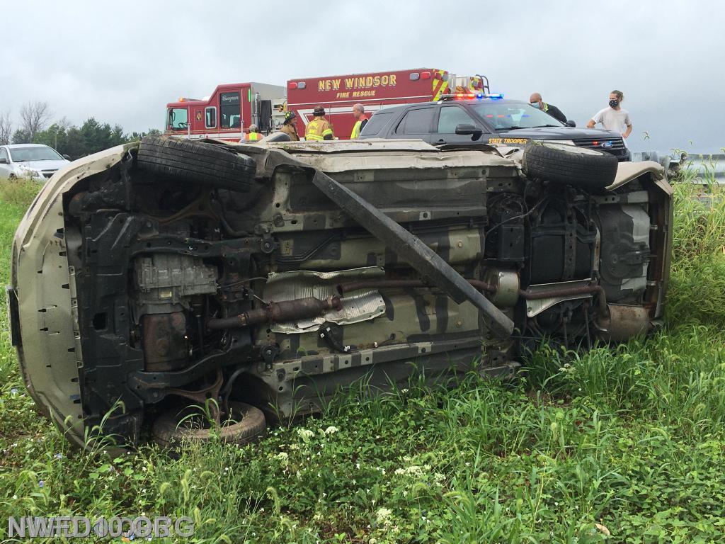 MVC Rollover - Sept 2020 - 15300 block of New Windsor Road.  E101, E102, M109