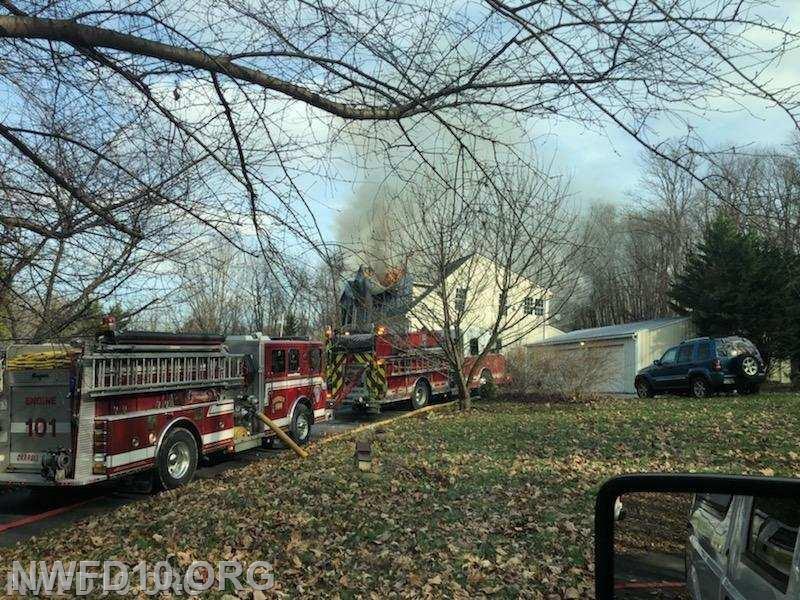 House Fire - 1600 block of Bowersox Road - Dec 2018.  E101, E102, BR105, M109, U10, U10-1