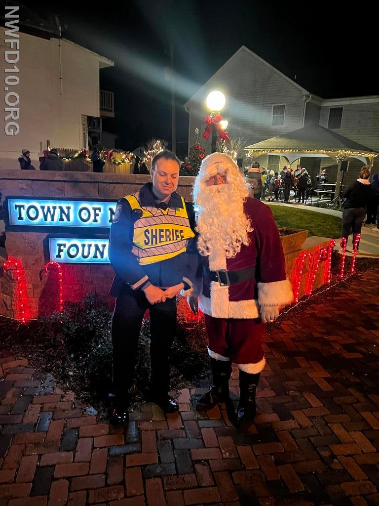 Santa Claus with Town Deputy/ Master Deputy Colussy