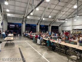 Packed Engine Bays at the NWFD Annual Crab Feed 