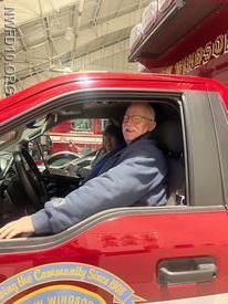 Firefighter Ruch on his "last call" with the New Windsor Fire Department